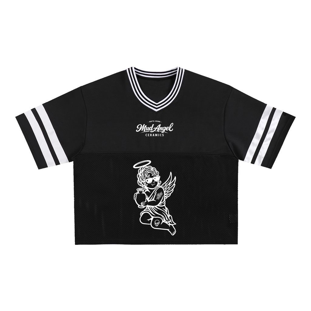 Cropped Mesh Jersey